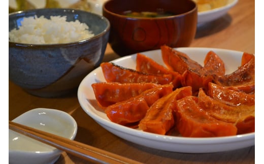 情熱の赤餃子 24個詰合せ 餃子の餃天 化学調味料無添加