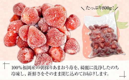 訳あり！辛子明太子　小切500g（100g×5p）＆冷凍あまおう（800g）セット【明太子 めんたいこ 辛子明太子 小切 魚介類 家庭用 お取り寄せグルメ ご飯のお供 苺 イチゴ いちご 冷凍あまおう 冷凍いちご お取り寄せ お土産 九州 ご当地グルメ 福岡土産 取り寄せ グルメ 福岡県 大任町 AN018】