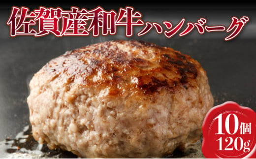 【佐賀産和牛】ハンバーグ 120g×10個  D-607