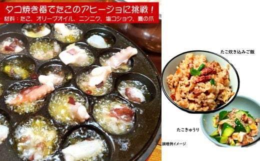 とれたまんまを急速冷凍　やわらか子ダコ(冷凍)500g×2袋 1kg 国産小だこ生 真空パック【1413632】