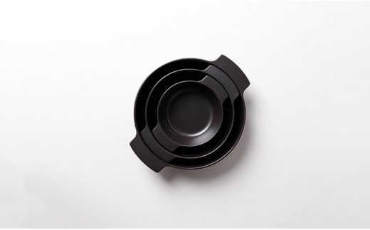 有田焼 ARITAJIKI POTDISH 3個セット (ブラック) 【ヤマト陶磁器】耐熱食器 食器 器 うつわ 電子レンジOK オーブンOK 直火OK A45-305