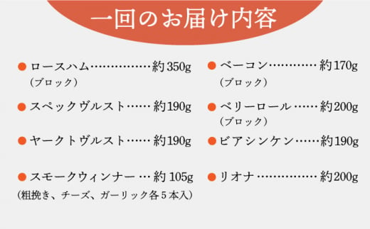 【全12回定期便】よりどりセット 長崎県/Gris Hause NAGASE [42AACB016] 詰合せ 食べ比べ プレゼント おつまみ ウインナー 