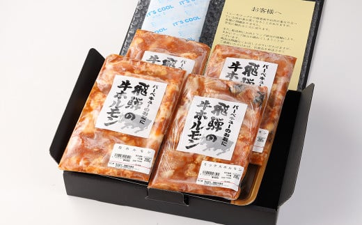 【年内順次発送】2種類を食べ比べ！飛騨の牛ホルモンセット 計800g（白ホルモン 200g×2・ミックスホルモン  200g×2）国産 牛肉 ブランド牛  和牛 BBQ バーベキュー 【冷凍配送】年内配送 年内発送 年内に届く 年内お届け