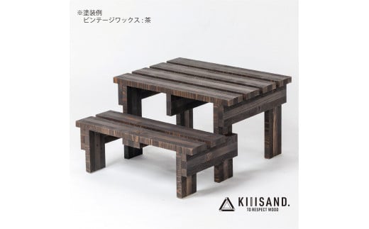 【CL002】＜DIY用＞ ステップ PARTS KIT (木材パーツ19本・ビス74本・ボンド１本) 材木 木 SDGs 木 Kiiisand. CLT 無塗料 鳥取CLT