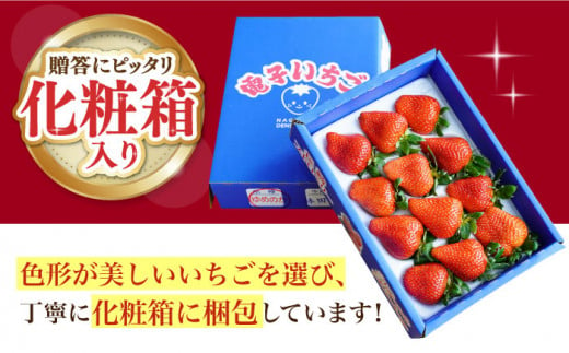 【先行予約】＜1～2月お届け＞大粒！甘～い！！長崎ストロベリー「まぼろしの電子いちご」 化粧箱入り2箱(24玉) 長崎県産 さちのか ゆめのか 長崎県/長崎果匠 [42AABK007]