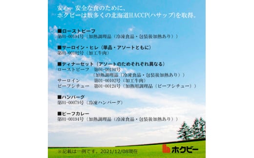 180014001 ＜ホクビー＞北海道穴のあいたビーフハンバーグ(150g×6)【高島屋選定品】7-017