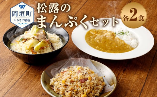 松露のまんぷく 各2食 セット ちゃんぽん カレー 焼きめし 冷凍