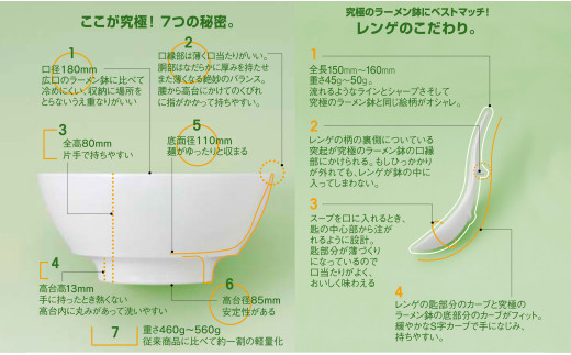 まるぶん 白磁千段 ラーメン鉢（レンゲ付） A15-212