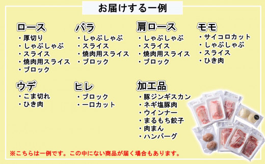 北海道産 健酵豚 おまかせ セット 3～4パック 豚肉 精肉 加工品 おためし 詰め合わせ ブランドポーク