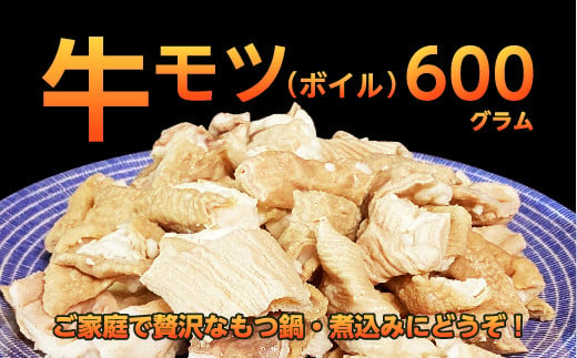 国産牛モツボイル(もつ鍋・煮込み用）600g_B011