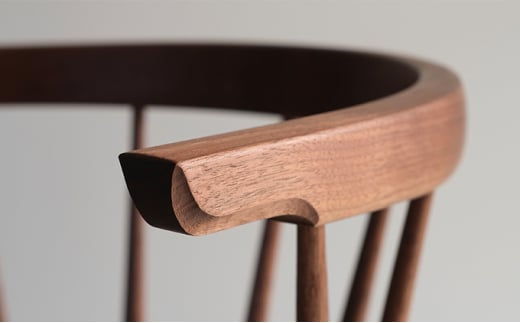 木工yamagen Crescent chair［walnut］【椅子 無垢 木 ウォールナット】