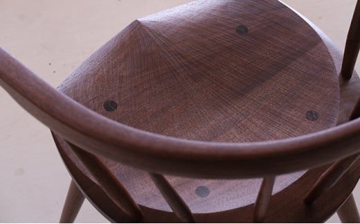 木工yamagen Crescent chair［walnut］【椅子 無垢 木 ウォールナット】