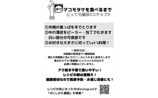 かながわブランド 大磯マコモ(2kg 10～18本程度)【栽培期間中農薬不使用】＜出荷時期：2024年10月1日出荷開始～2024年10月31日出荷終了＞【 神奈川県 大磯町 化学肥料不使用 炒め物 大磯町特産品 季節野菜】