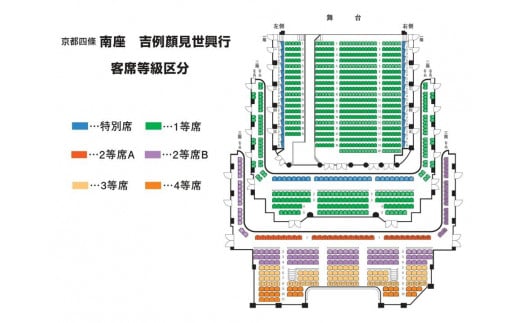 【2等席～申込可能】2024南座 顔見世興行 1名様分鑑賞申込券