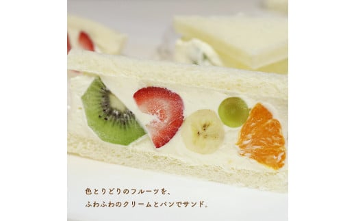 季節のフルーツサンド　5個セット | 果物 くだもの フルーツ フルーツサンド 旬 苺 いちご イチゴ みかん ミカン キウイ ばなな バナナ カスタード クリーム 5個 セット 熊本県 玉名市