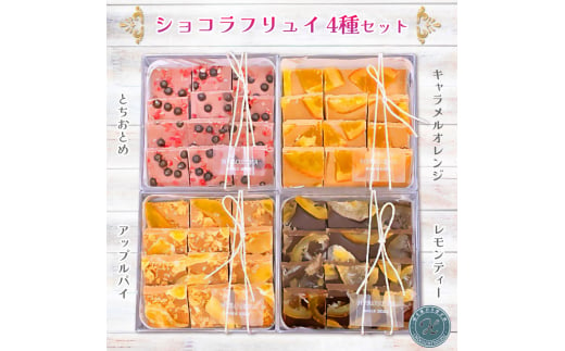 ショコラフリュイ 4種セット｜チョコレート 菓子 [0671]