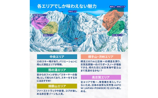 2024-25 志賀高原スキー場共通リフト券 シーズンパス大人1名【 スキー場 リフト券 シーズンパス 志賀高原 スキーシーズン券 スキー スノーボード リフト チケット 志賀高原全山 旅行 長野 】