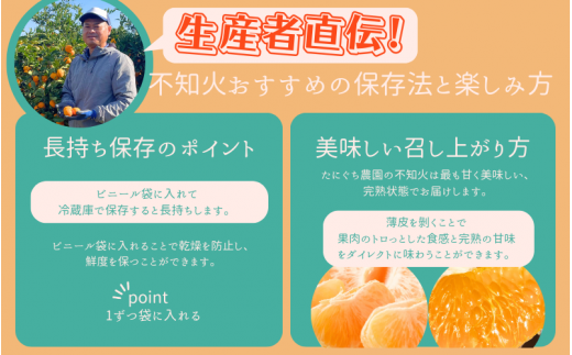 たにぐち農園の完熟不知火 ご家庭用 ちょこっと訳あり 5kg【2025年2月中旬から3月下旬までに順次発送】 / くだもの フルーツ 果物 わけあり 訳あり 家庭用 ご家庭用 不知火 みかん 蜜柑 デコポン