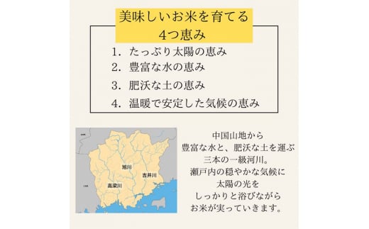 定期便 5ヶ月 令和6年産 お米 10kg（5kg×2袋） あきたこまち ひのひかり あさひ にこまる あけぼの きぬむすめ 特A 精米 白米 ライス 単一原料米 検査米 岡山県