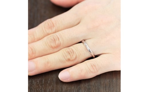 結婚指輪 PT100 (プラチナ10％) レディース リング ダイヤ 0.03ct マリッジリング S字ライン 【248-pt100】 指輪 ジュエリー アクセ アクセサリー [オーダーメイドジュエリーメイ 山梨県 韮崎市 20745201] 20745201-h]