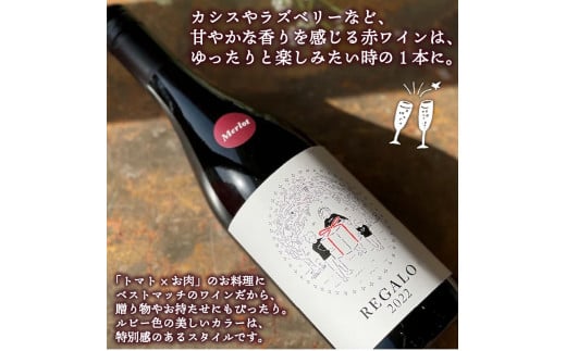 -大船渡で造るワイン- 赤白ワイン（メルロ・シャルドネ）2本セット 辛口 750ml スリーピークスワイナリー