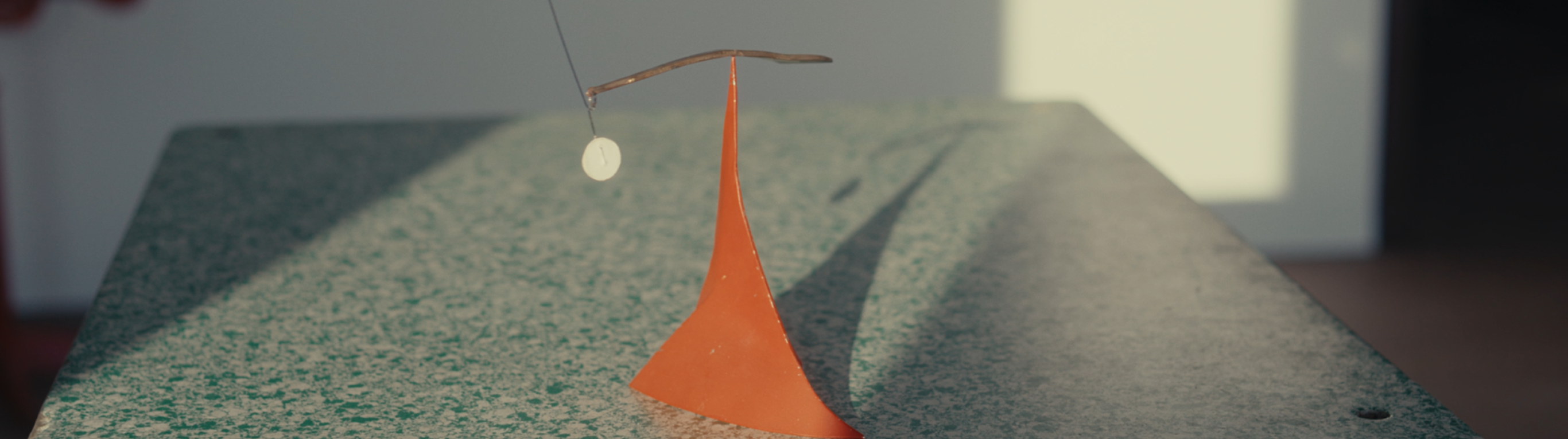 夕日の影の画像