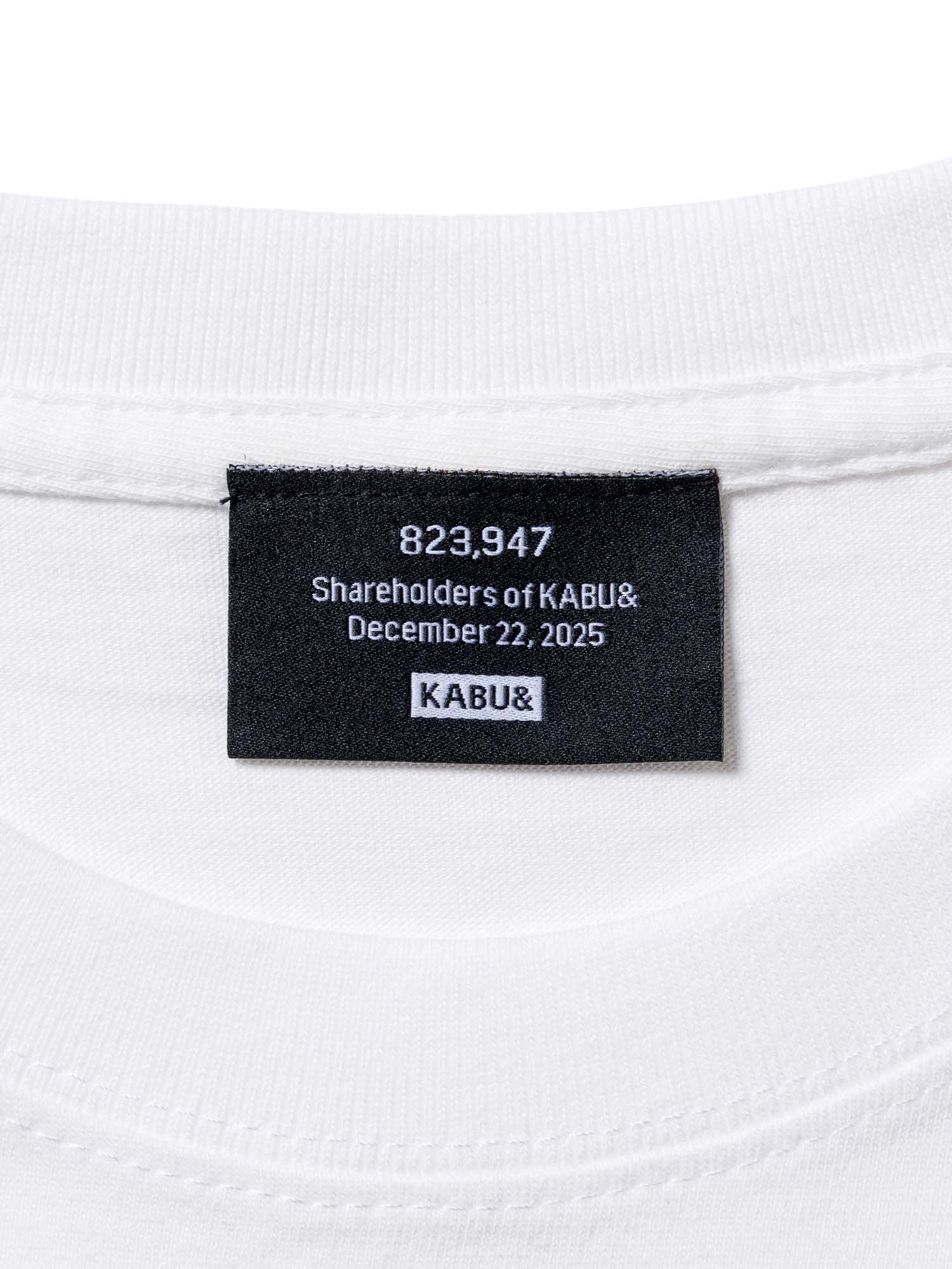 第2期株主誕生記念 社長兼株主Tシャツ