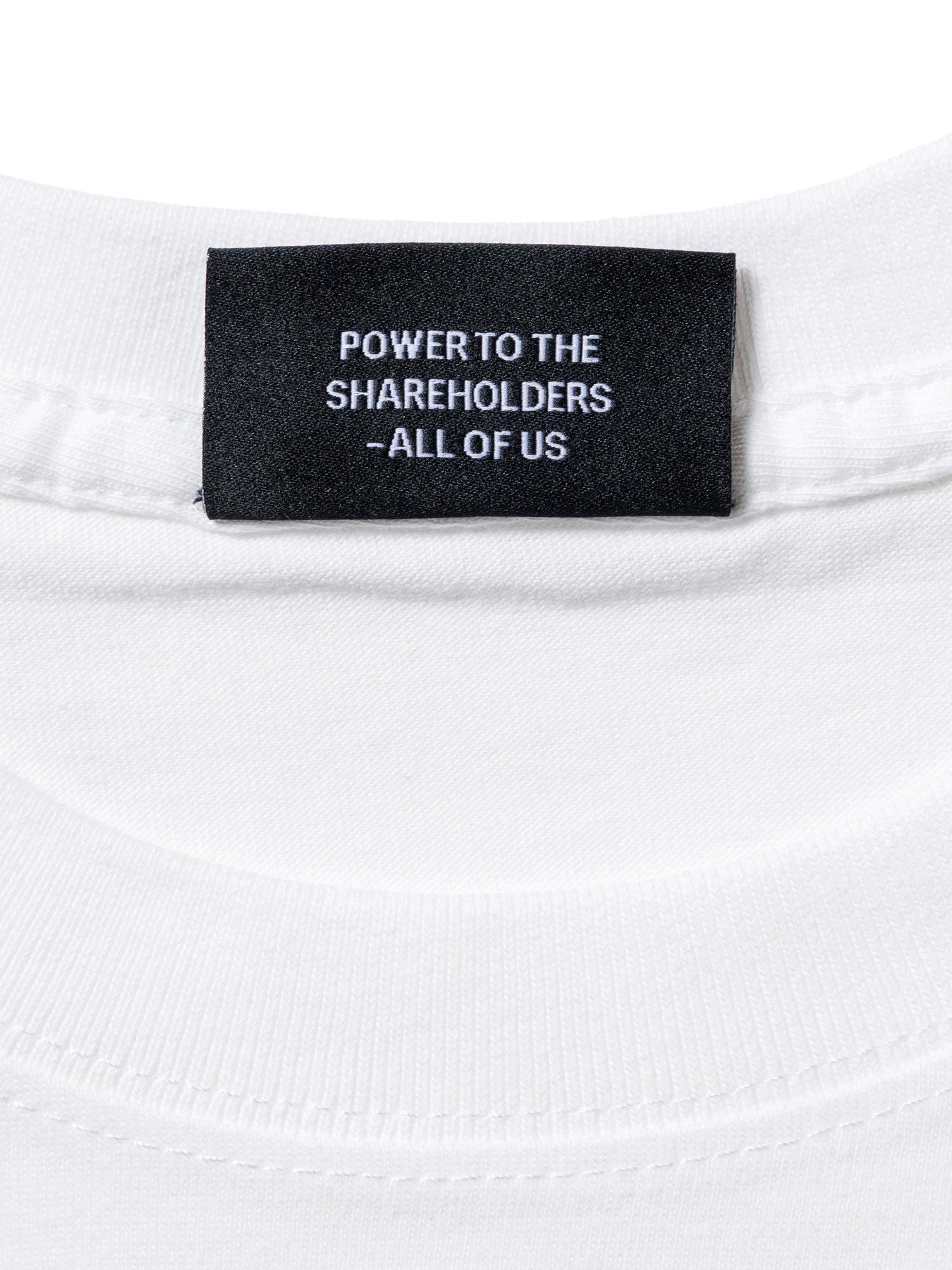 第2期株主誕生記念 社長兼株主Tシャツ